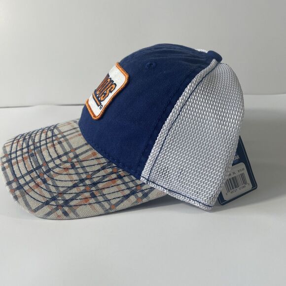 Illinois University Men's Hat Baseball Cap NCAA Blue Orange New - Picture 4 of 4